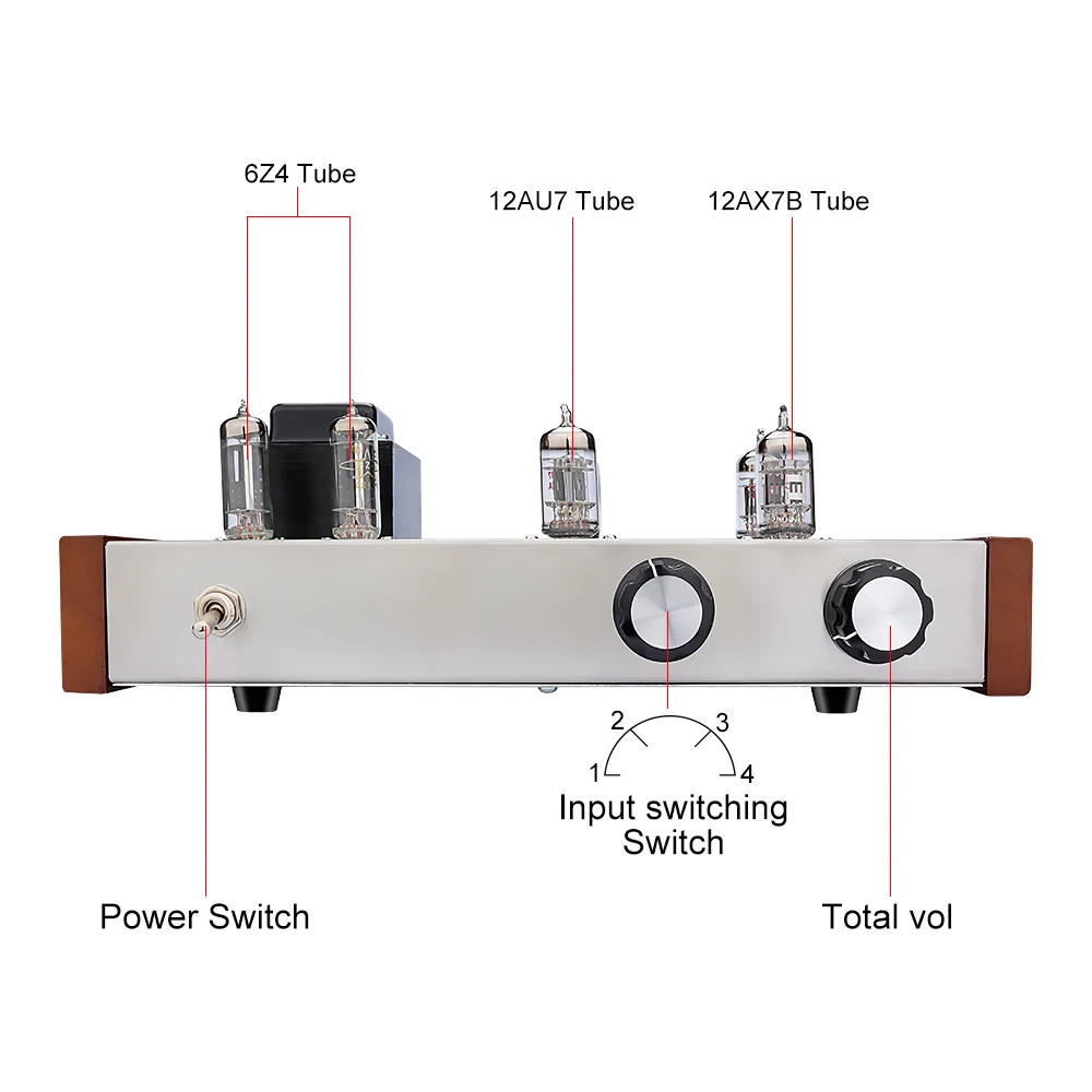 AIYIMA 12AX7 12AU7 вакуумный трубчатый предусилитель HiFi аудио усилитель стерео звук для