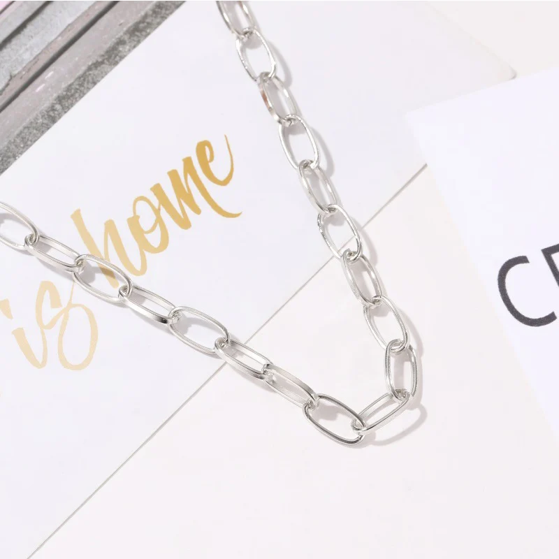 Новинка 2020 женская модная толстая цепочка FUN BEAUTY необычная короткая простая до