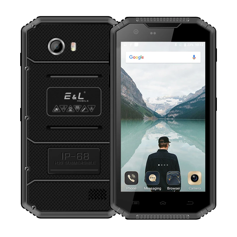 KXD E &amp L с тройной защитой W7S IP68 прочный телефон Android 6 0 MTK6737 1 3 ГГц 4 ядра 2 Гб