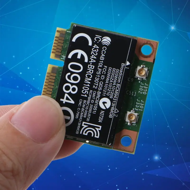 Для Broadcom BCM94313HMGB BCM20702 Wifi + 4 0 Bluetooth половинный мини PCI E адаптер беспроводной карты