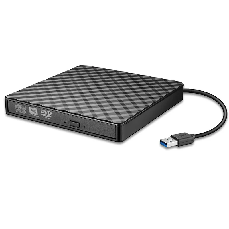 USB 3.0 &Type C DVD Drive, CD Burner Driver Drive-free High-speed Read-write Recorder, External DVD-RW Player Writer Reader