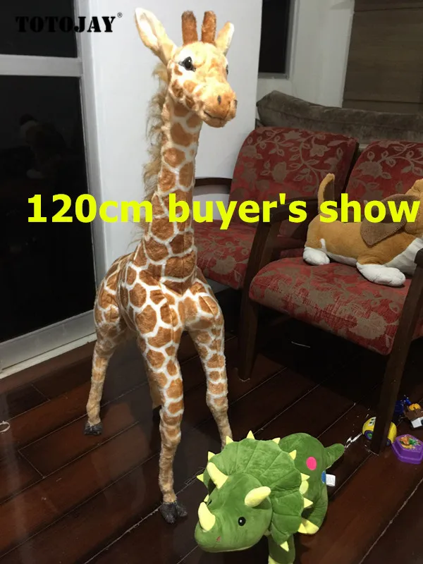 

35-120cm Giant Real Life Giraffe Plush Toys High Quality Stuffed Animals Dolls Soft Kids Children Baby Birthday Gift Room Decor