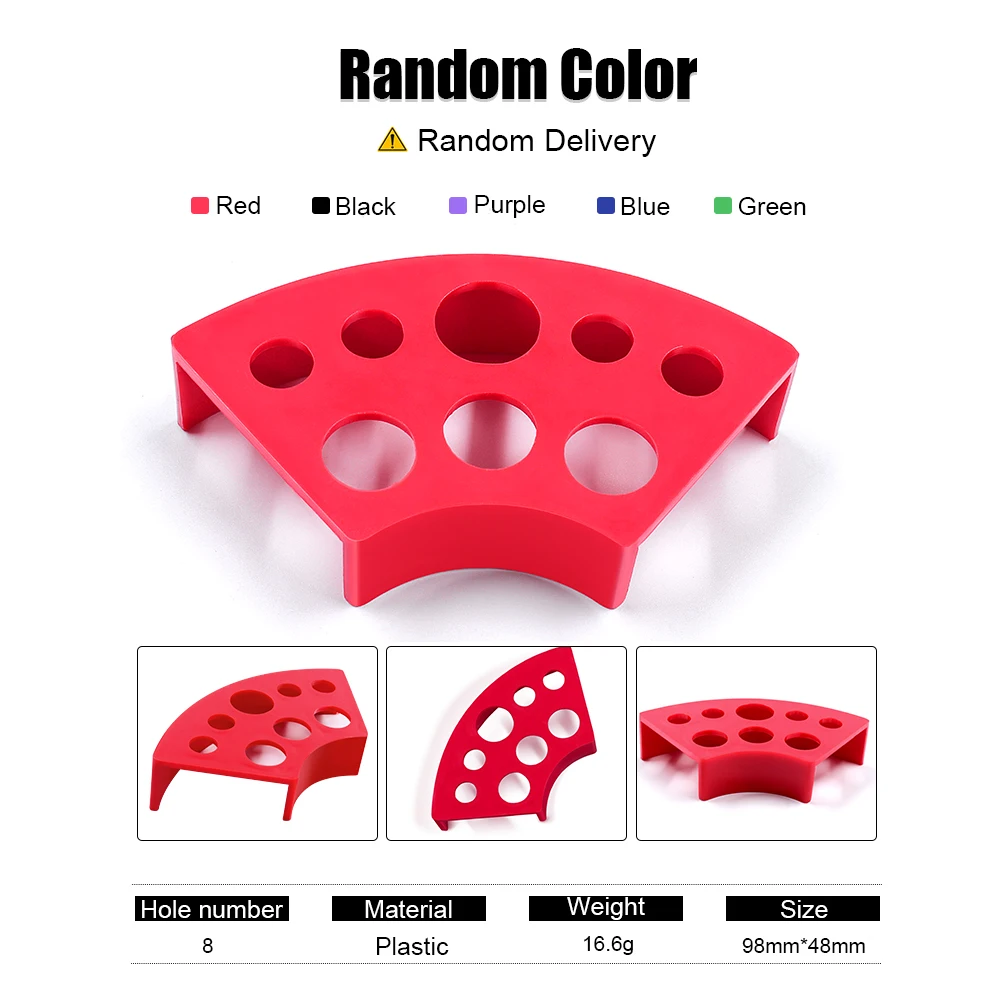 7 Holes Tattoo Ink Cup Holder Stand Makeup Accessories Pigment Brack Container Trailer Permanent Makeup Supplies Tatoo Tool