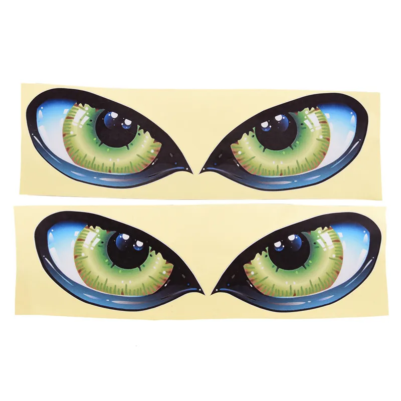 Новое поступление 1 пара наклеек на зеркало и окно с зеленым злом классная 3d