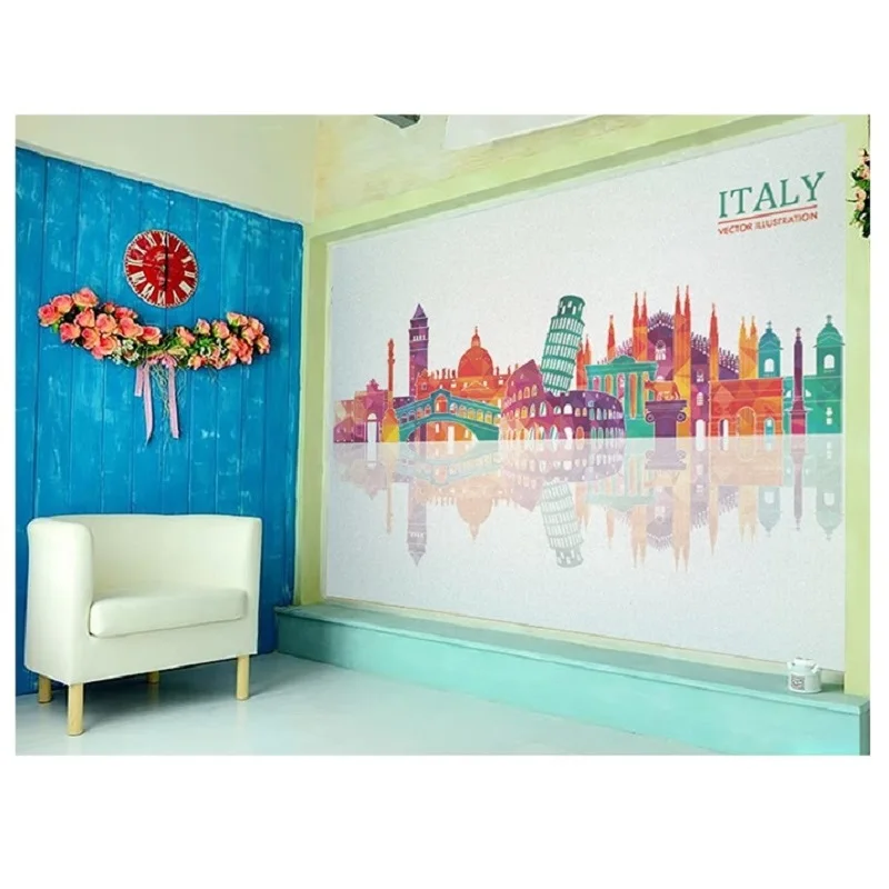 

Custom Size Building Pattern Static Cling Glass Film PVC Private Decorative Frosted Foil For Kitchen Bathroom Bedroom 70cmx100cm