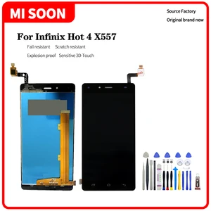 for infinix hot 4 x557 lcd display touch screen digitizer assembly for infinix hot 4 x557 lcd replacement screen with free tools free global shipping