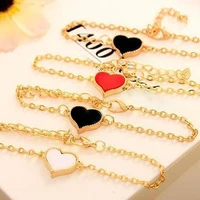 women bracelet heart dress up jewelry all match sweet bracelet girls gift