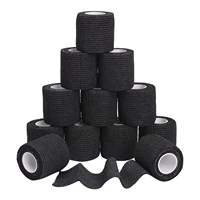 12 rolls 5cm4 5m self adhesive bandage non woven finger joints pet vet wrap elastic medical therapy sports muscle cohesive tape