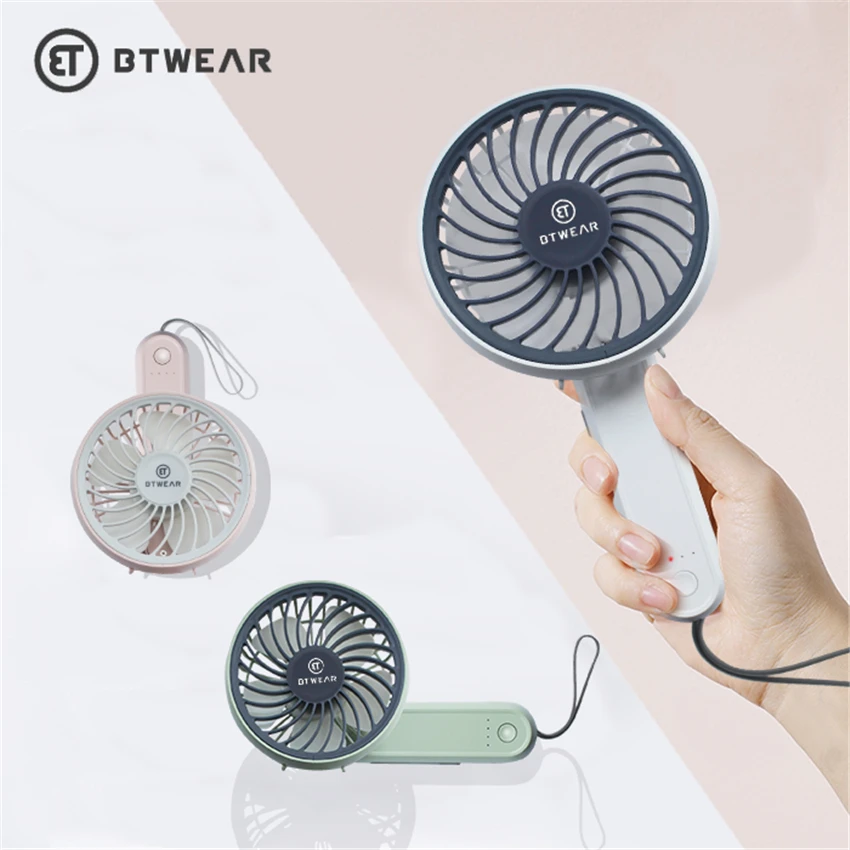 Мини вентилятор BTwear портативные usb вентиляторы сверхбесшумный удобный воздушный