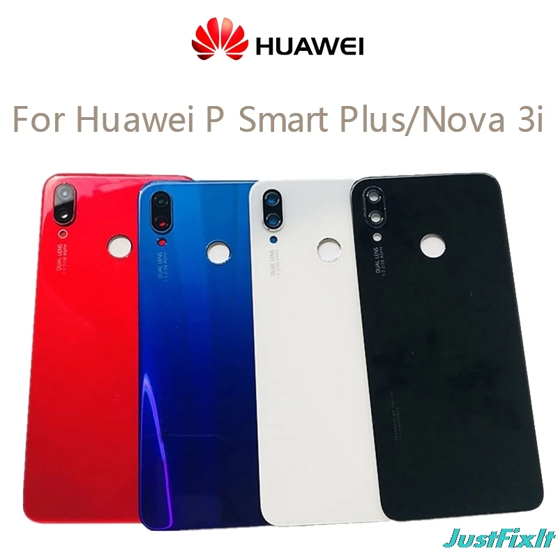 Оригинал для Huawei Nova 3i Задняя стеклянная крышка аккумулятора задняя дверь корпус