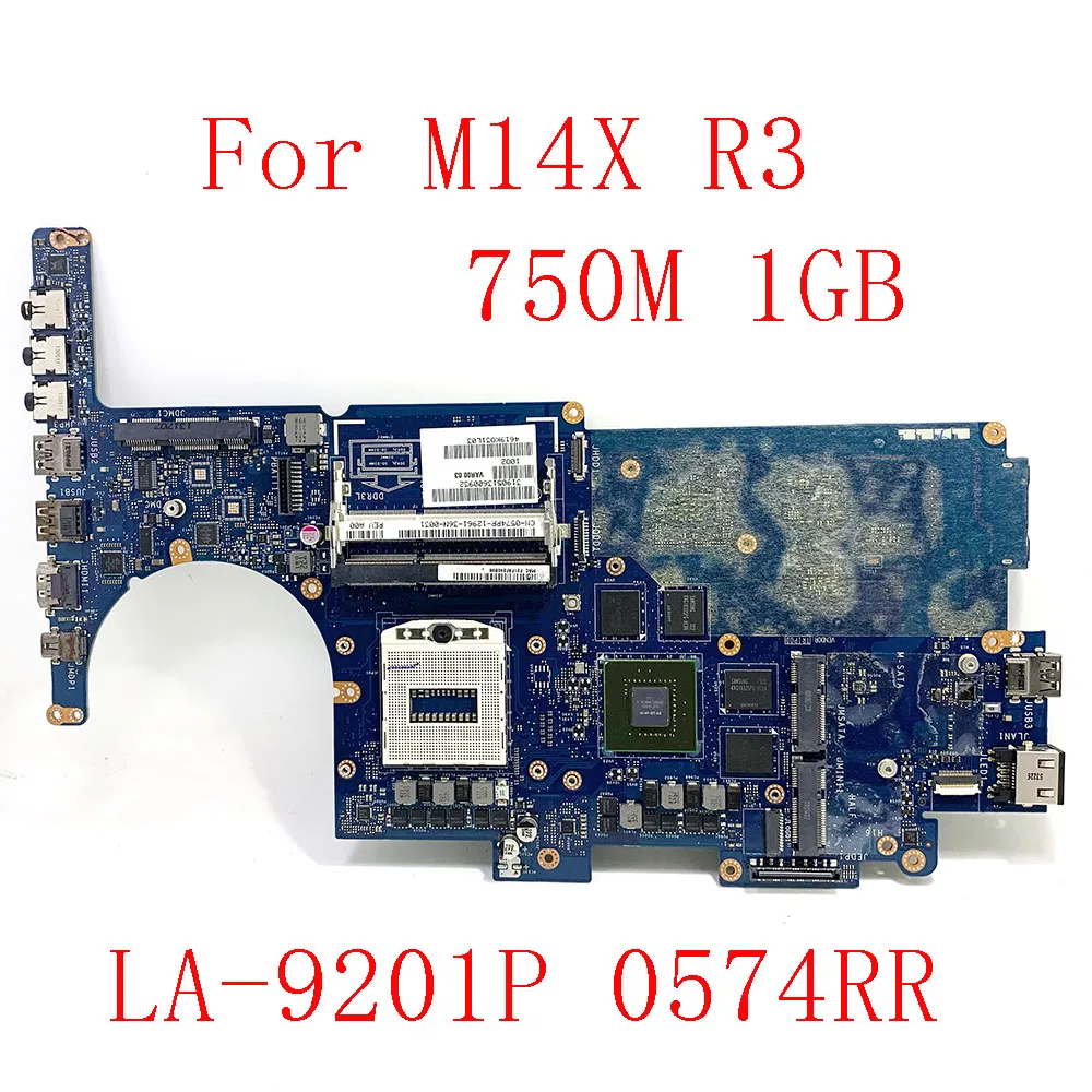 Для DELL Alien-ware M14X R3 Материнская плата с GT750M LA-9201P CN-0574RR 1 ГБ DDR3 Inspiron Intel inteated SHELI |