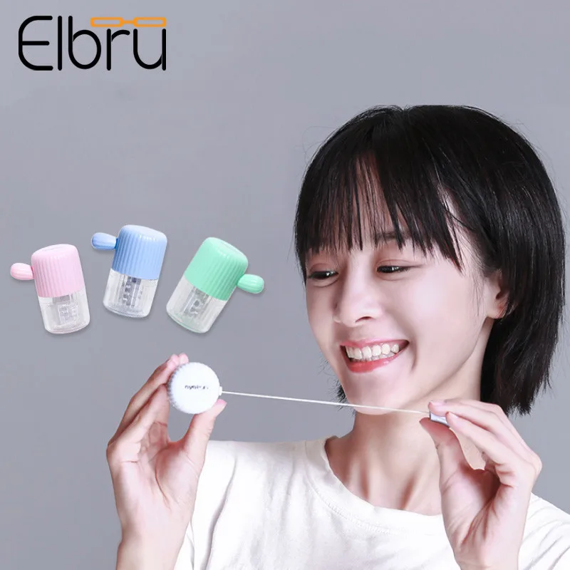 Elbru очиститель для контактных линз с мультяшным КАКТУСОМ инструменты чистки