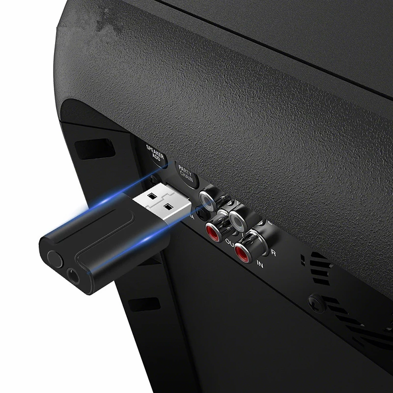 Bluetooth передатчик DISOUR 5 0 приемник 2 в 1 3 мм AUX стерео аудио RCA USB разъем беспроводной