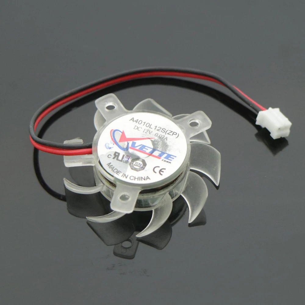 Бесплатная доставка VETTE A4010L12S(ZP)DC12V 35 мм 25x25x19 12 В 0.07A 2 провода 2Pin 4010 вентилятор