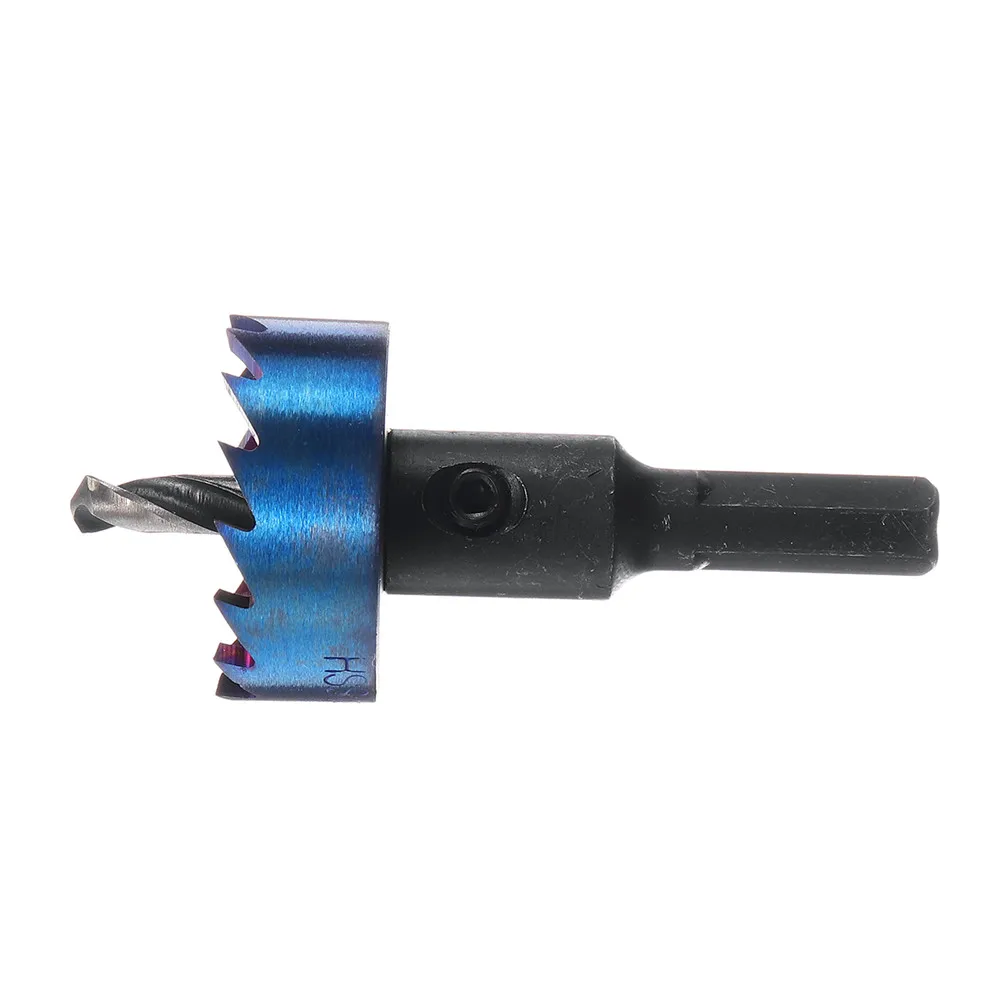 5Pcs 16-30mm HSS Blue Na no Coating Tooth Hole Saw Cutter Drill Bit Set for Metal Sheet Woodworking Tool | Инструменты