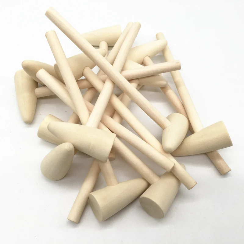 Деревянный Мини молоток для детей обучающая игрушка 10 шт.|Принадлежности