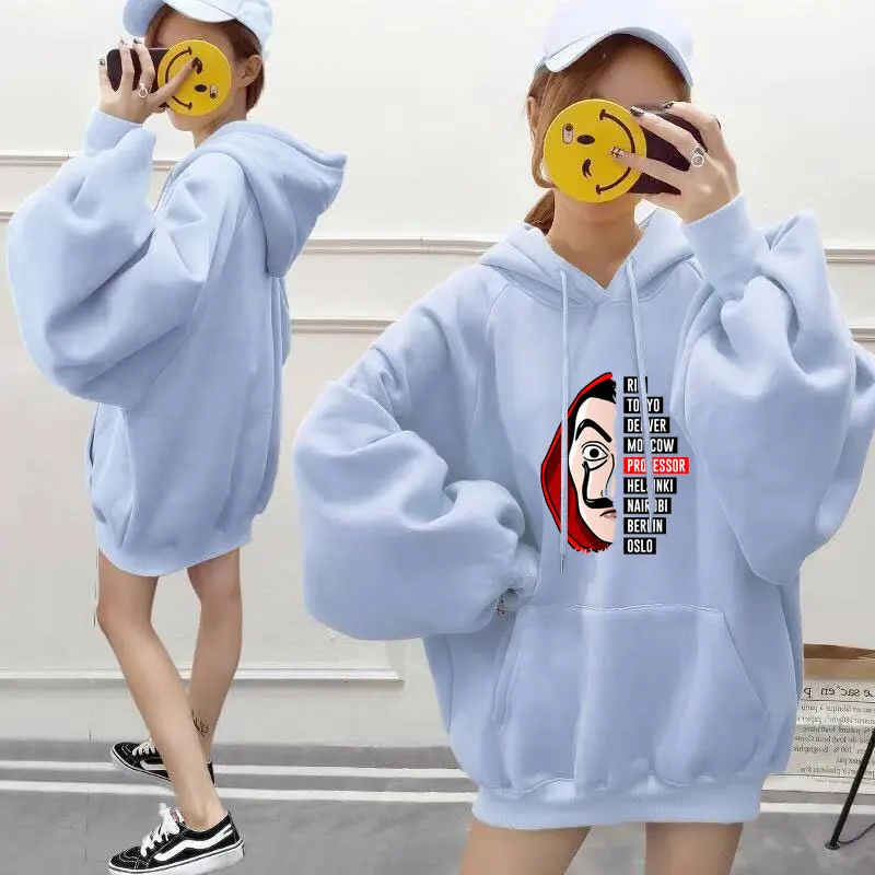 

La Casa De Papel 3D Print Hooded Sweatshirts TV Series Pullovers Women Hoody Hoodie Fashion Casual House of Paper Hoodies