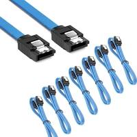 12 pack 90 degree right angle straight sata iii hdd sdd cable 6 0 gbps with locking latch 16inch for sata hdd ssd cd driver
