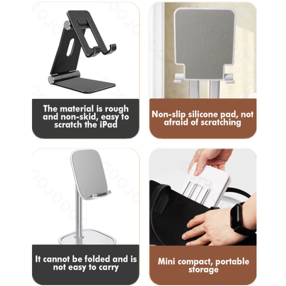 Tablet holder For iPad Pro 11 case 2021 ipad stand Adjustable mobile phone support tablet Xiaomi Huawei Samsung |