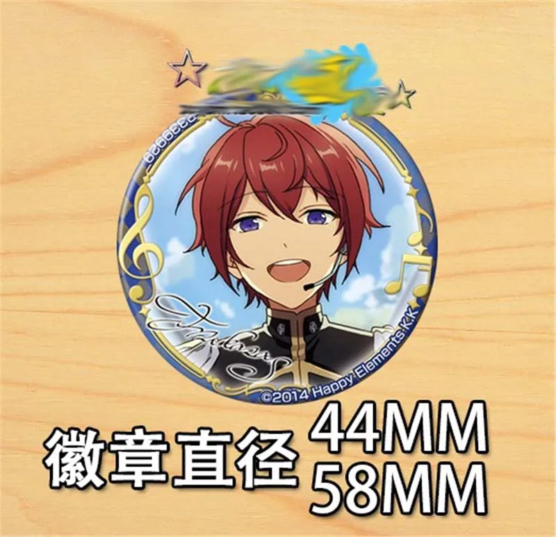 Ансамбль звезды булавки Косплей брошь значок значки на рюкзак сумки коллекция