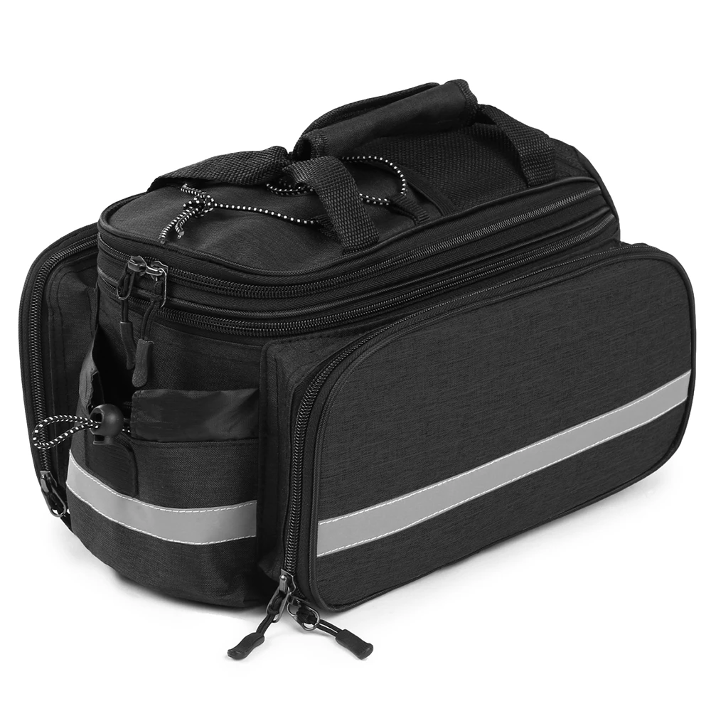 Сумка на заднее сиденье велосипеда Lixada вместительная расширяемая