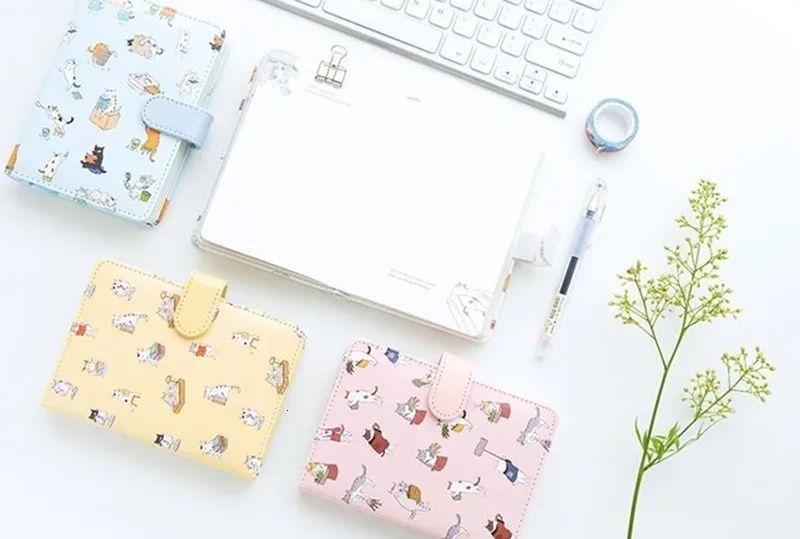 1 шт. милый мультяшный Блокнот записная книжка Kawaii Cat Sketchbooks еженедельник блокнот школьные офисные принадлежности 016021