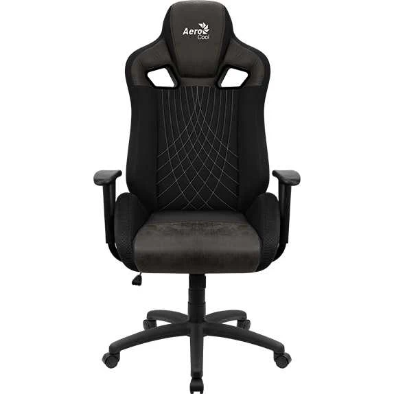 Кресло игровое AEROCOOL Earl AC180 Iron Black на колесиках ткань черный| |