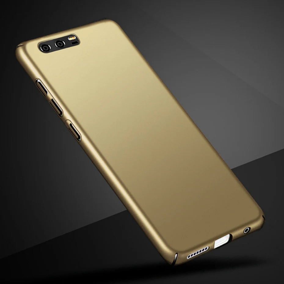 Gold Для Huawei Honor 9 чехол 5,15 дюймов Роскошный ПК Жесткий Чехол для Huawei Honor 9 STF-L09 чехол для телефона на Honor 9 бампер Funda - Цвет: Gold