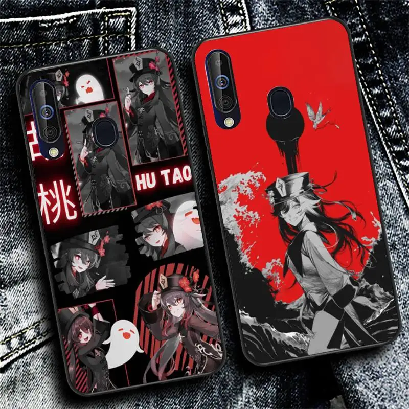 

YNDFCNB Hu tao genshin impact Phone Case for Samsung A51 01 50 71 21S 70 10 31 40 30 20E 11 A7 2018