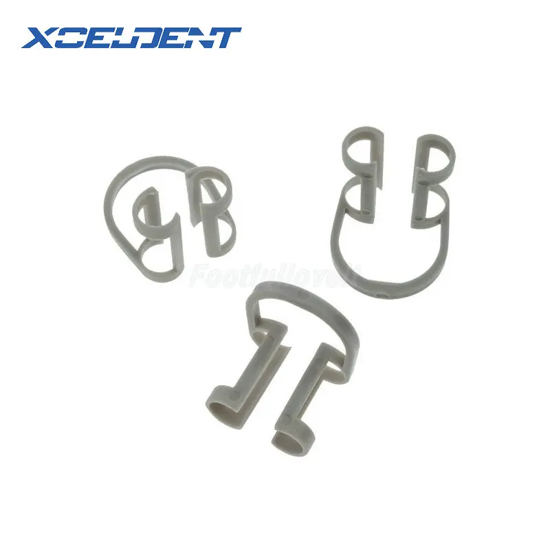 20шт./пакет пластиковый держатель для ватных рулонов одноразовый зажим