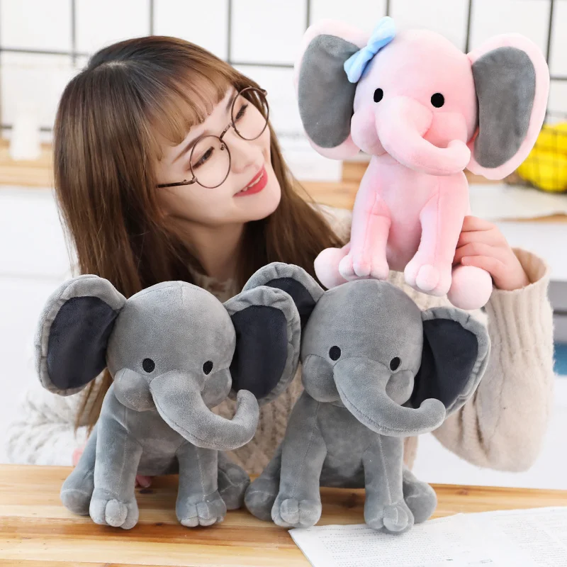 25cm Bedtime Originals Plush Toys Elephant Humphrey Choo Choo Express Soft Stuffed Plush Animal Doll for Kids Girl Birthday Gift