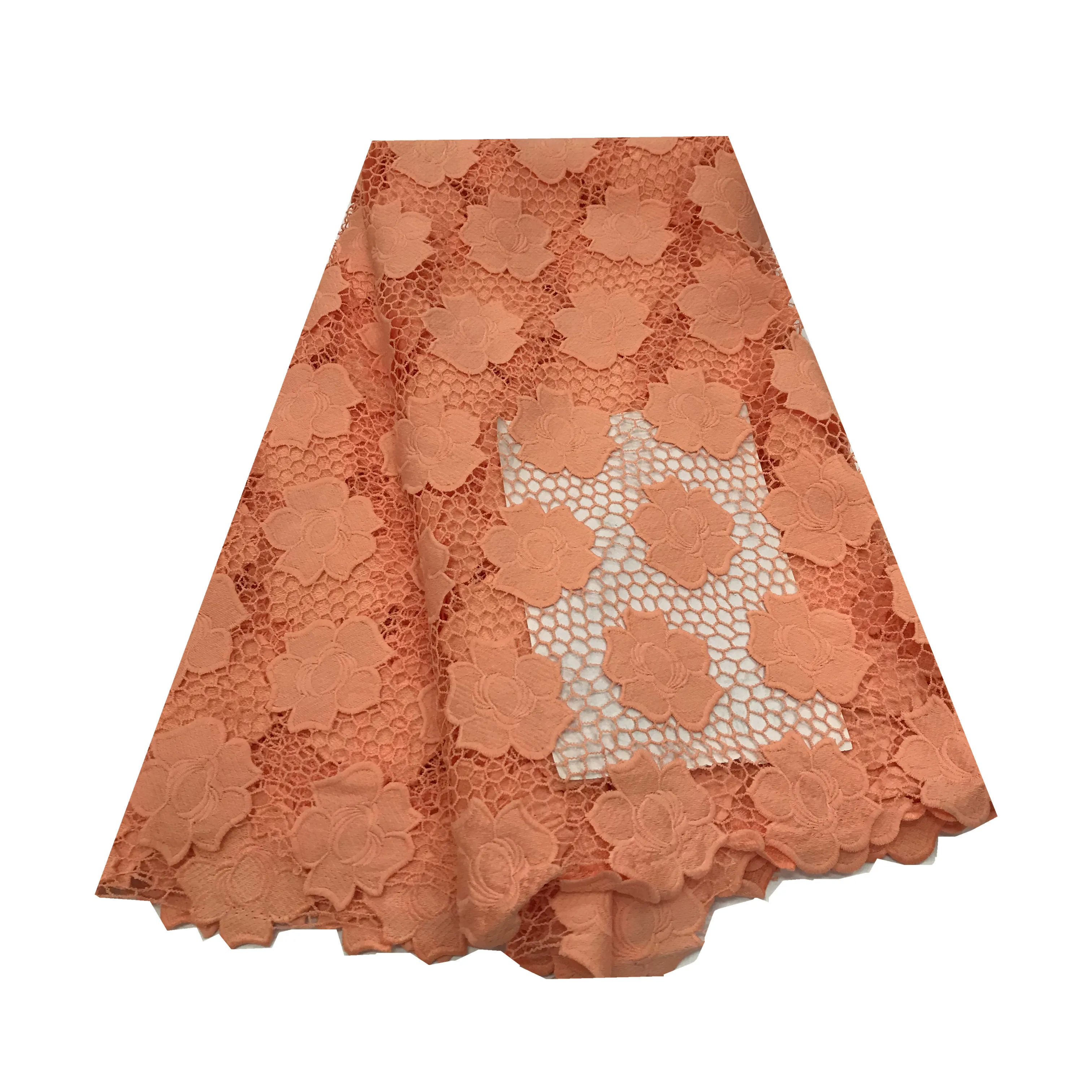 DIY Швейные материалы карамельный шнур кружева африканская ткань 100% хлопок белый