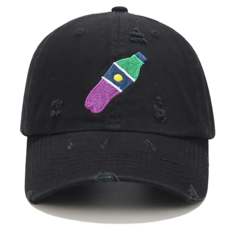 Бейсбольная кепка с вышитой Кокс бутылкой модная мужская Кепка в стиле хип хоп