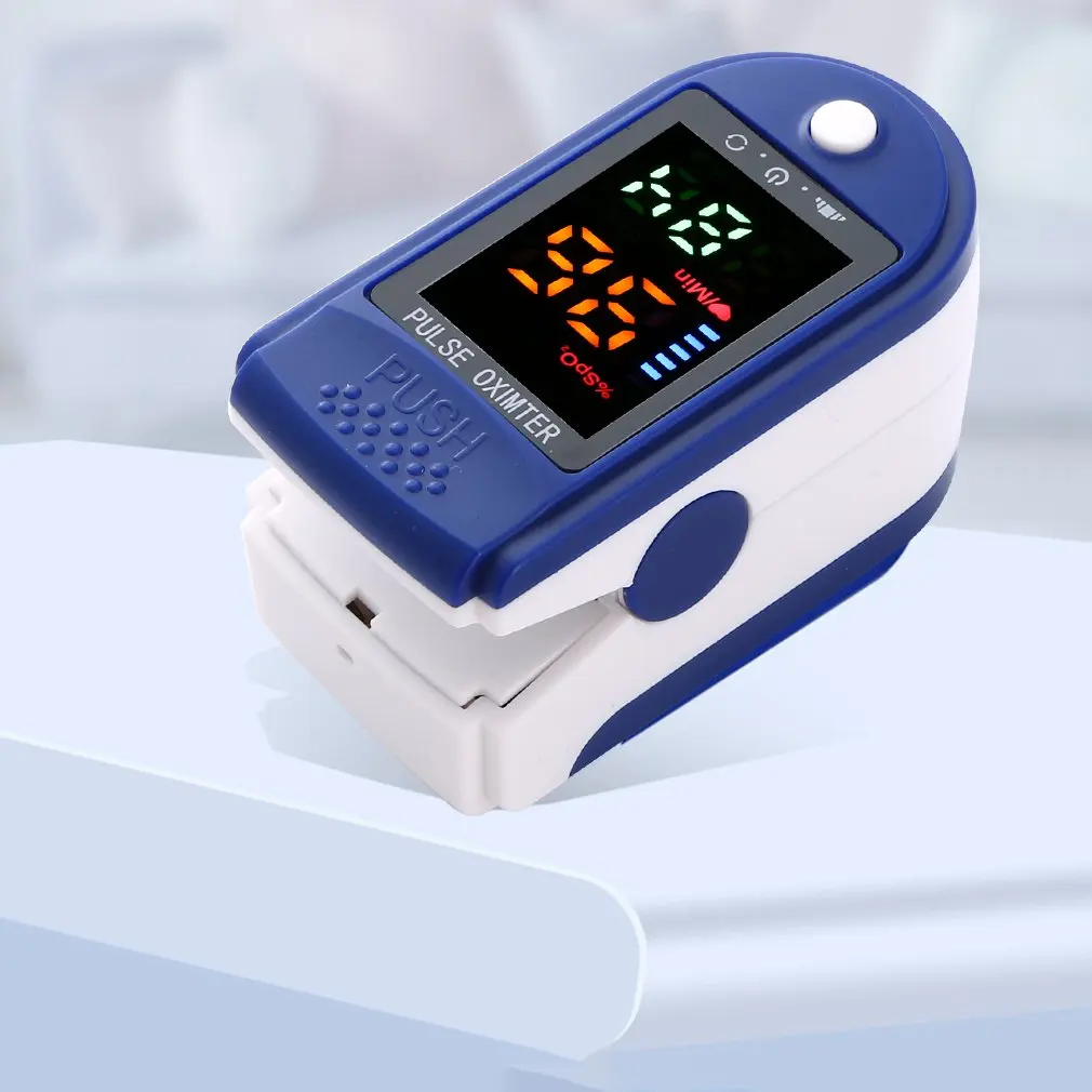 

Color Screen Fingertip Pulse Oximeter SPO2 PR Blood Oxygen Saturation Meter Heart Rate Monitor Finger Clip Portable Oximeter