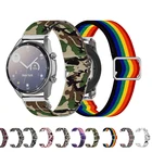 Для Samsung Galaxy watch 3 45 мм 22 мм ремешок для часов браслет нейлоновая эластичная набивная ремешки 20 мм для Galaxy watch3 41 браслеты