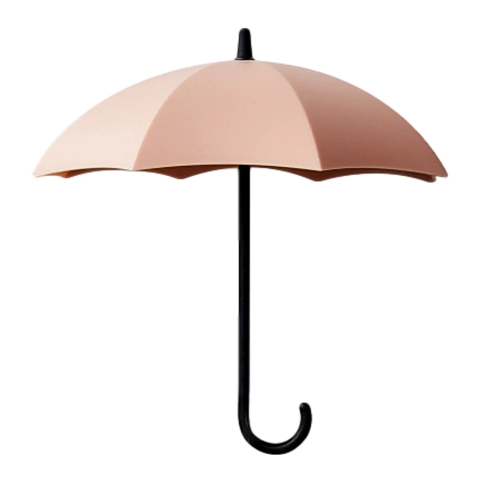 

Umbrella 3Pcs Creative Shaped Storage Hook Free Nail Single Wall Hooks Small Decorative Keys Hair Pins Holder Home Decor