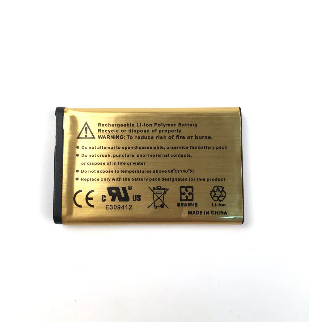 2 шт./лот 2450mAh Золотой BL 5C Батарея для Nokia 1100 1200 1650 2300 2310 2600 2610 3100 3120 3650 5130 6030 6600 6263 6230