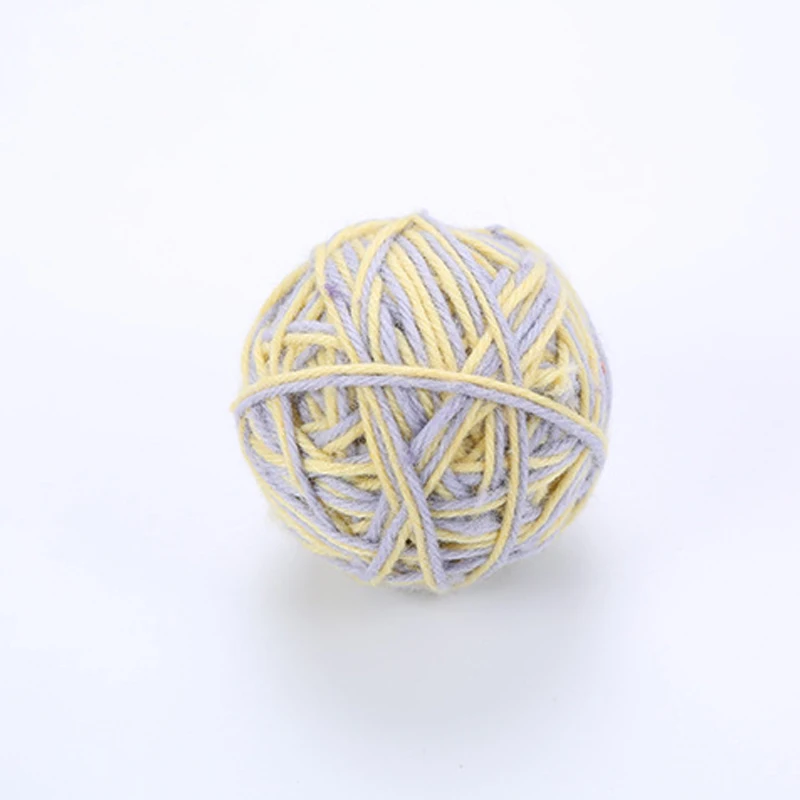 8 шт./компл. игрушки для кошек Интерактивные мягкие шерстяные мячи обучающие