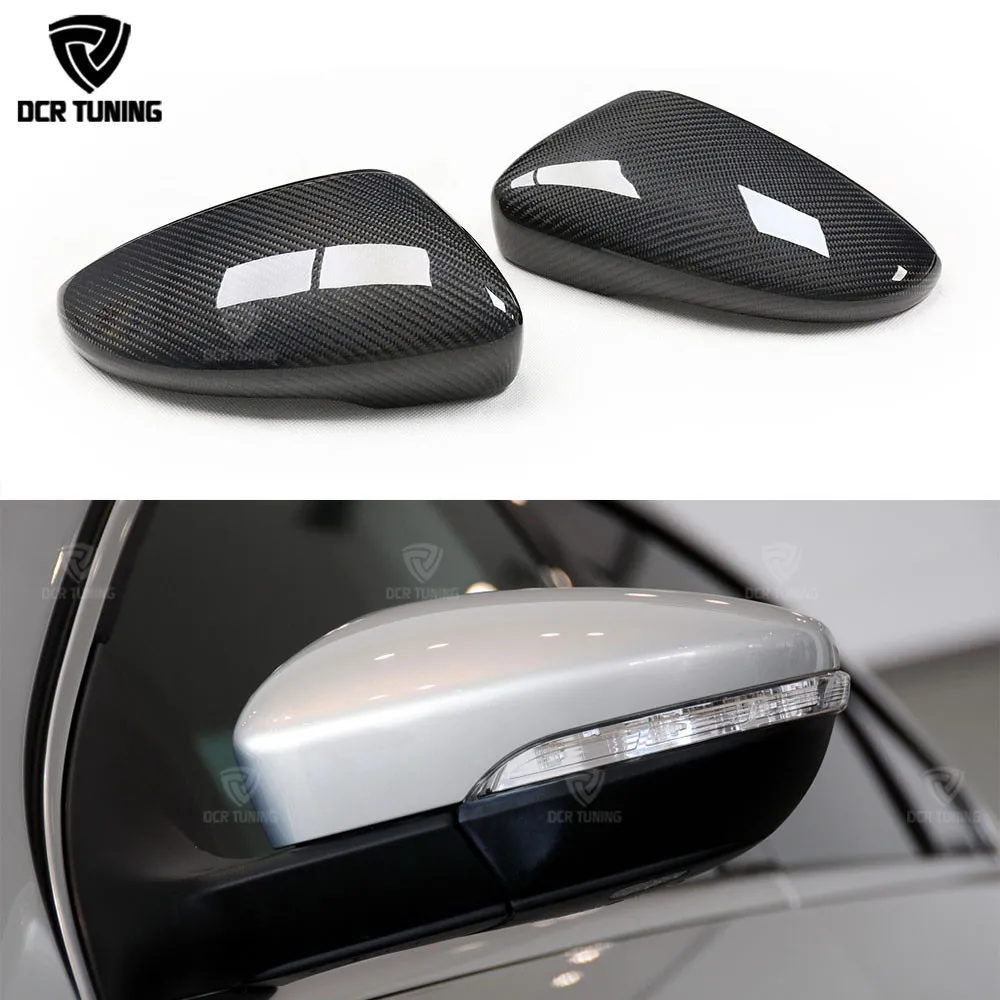 for volkswagen golf 6 7 mk6 mk7 gti r20 for vw scirocco cc passat beatles carbon fiber side mirror cover for golf 6 golf 7 caps free global shipping