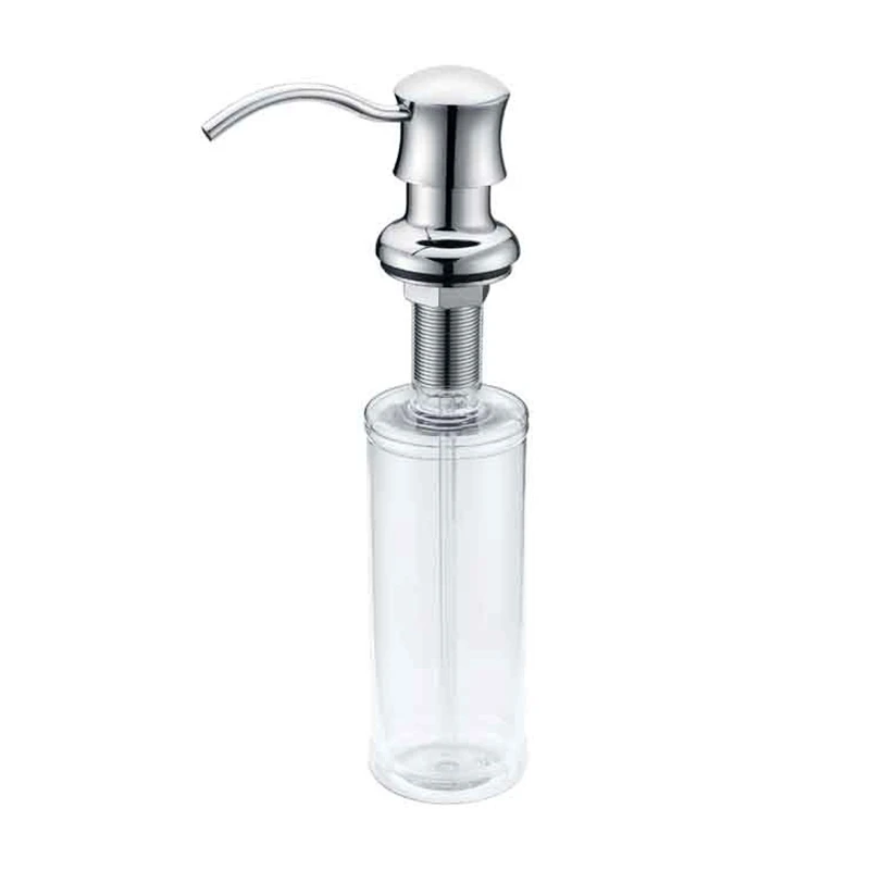 

European Kitchen Sink Countertop Soap Dispenser Built in Hand Soap Dispenser Copper Pump 320Ml Large Capacity Bottle