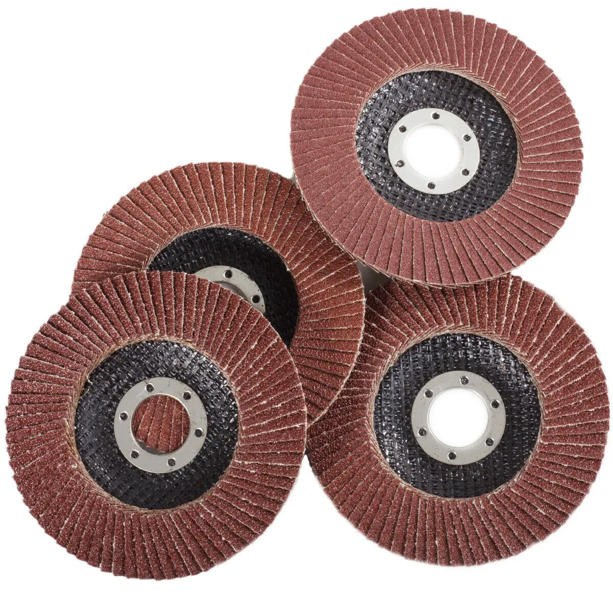 

10 Pack Sanding Flap Discs 4.5 Inch 40 Grit Alumina Grinding Disc wheel Type 27