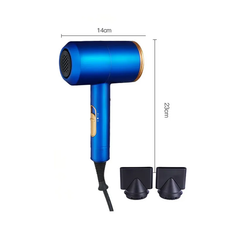 

Hair Dryer Blue 2000W Professional High Power Styling Tools Solon Blow Dryer Hot and Cold Wind hair dryer volumizer hammer dryer