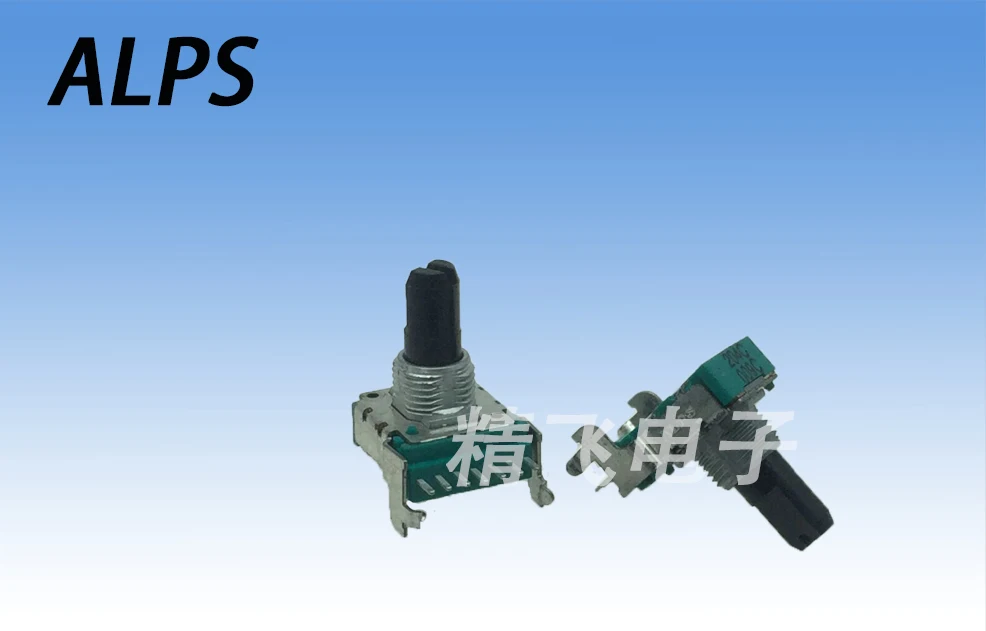 Оригинальный новый 100% RK14K12B 7-контактный объемный двойной потенциометр 200KC 204C длина ручки 15 мм (переключатель)