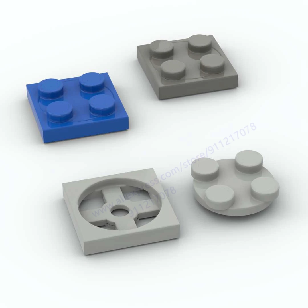 

Rotating Base 2 in 1 10 set 2x2 Building Block for diy Game Bricks Assemble Creative for Children Toys Gift