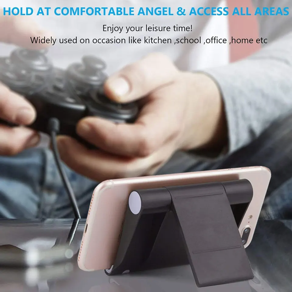 desk phone holder stand universal phone accessories support for iphone 11 12 pro max xiaomi tablet portable cellphone holder free global shipping