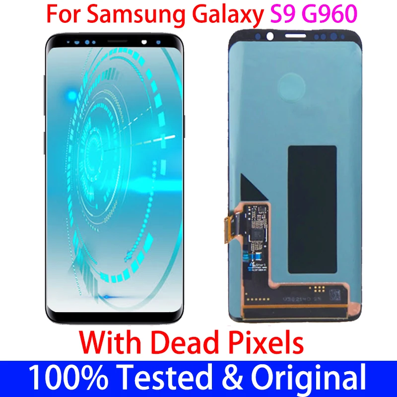 

Original With Frame S9 LCD For SAMSUNG Galaxy S9 lcd G960 SM-G960F Display and Touch Screen Digitizer replacement With Frame