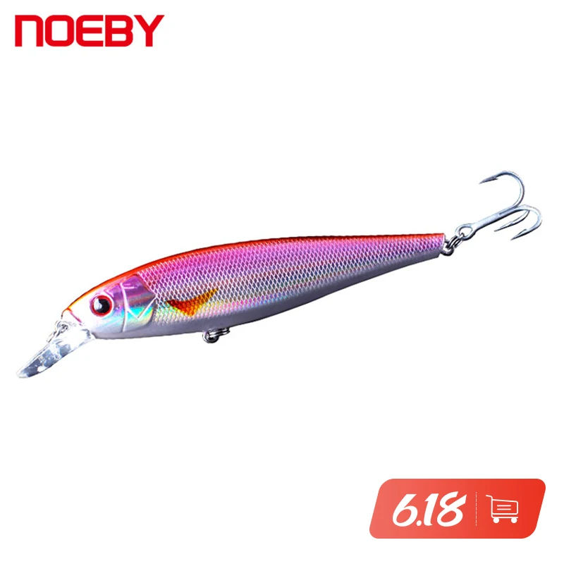 NOEBY 9262 рыболовная приманка гольян привешивание 100 мм 16 5 г Peche Brochet 30 г|Наживки для