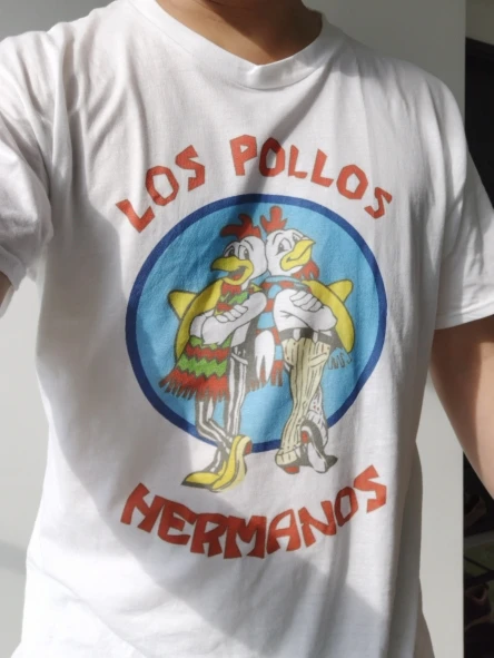 Модный чехол с принтом во все тяжкие термо-Стикеры для одежды на одежде LOS POLLOS