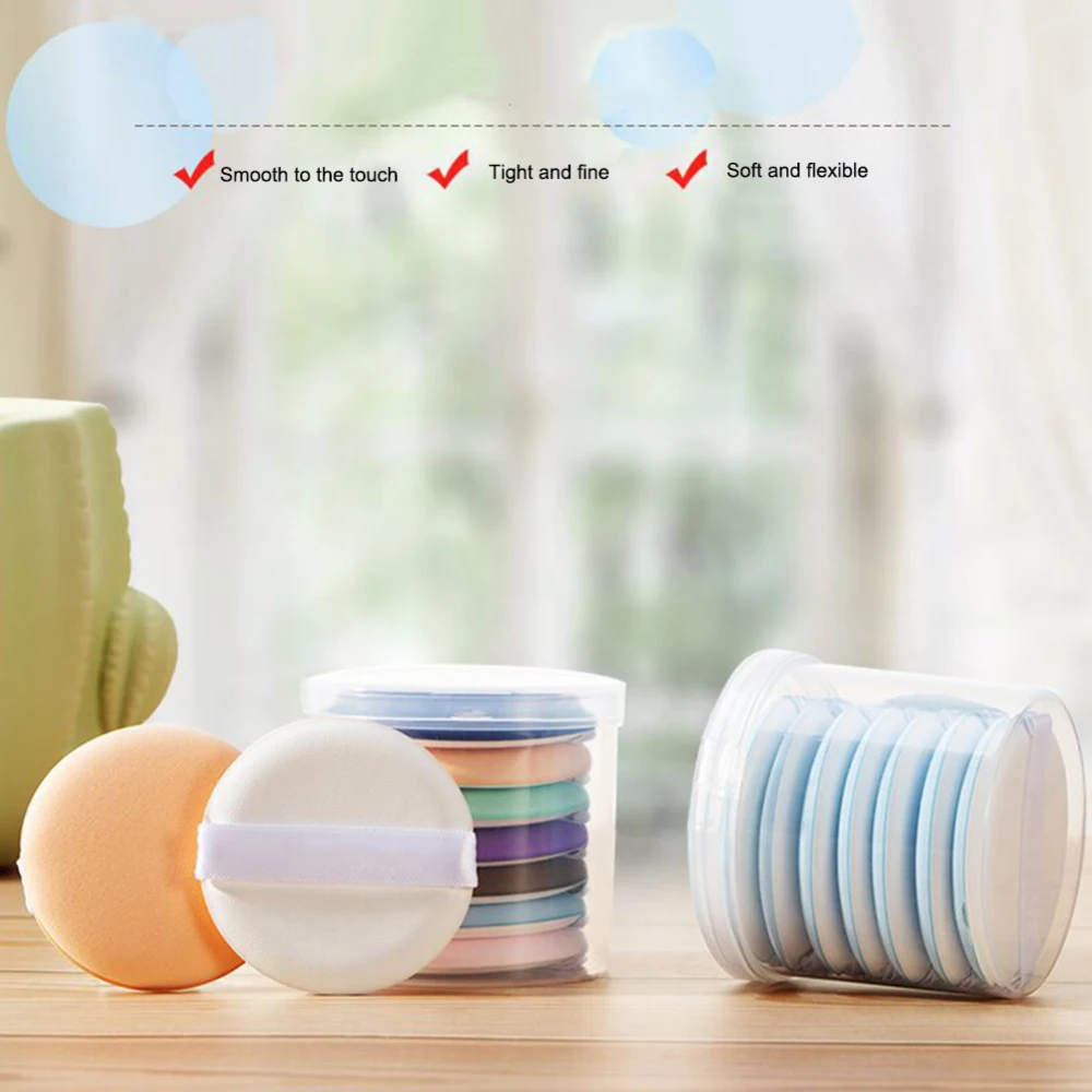 7 шт. мягкая губная косметика для лица пудра пуховые подушечки основа макияжа