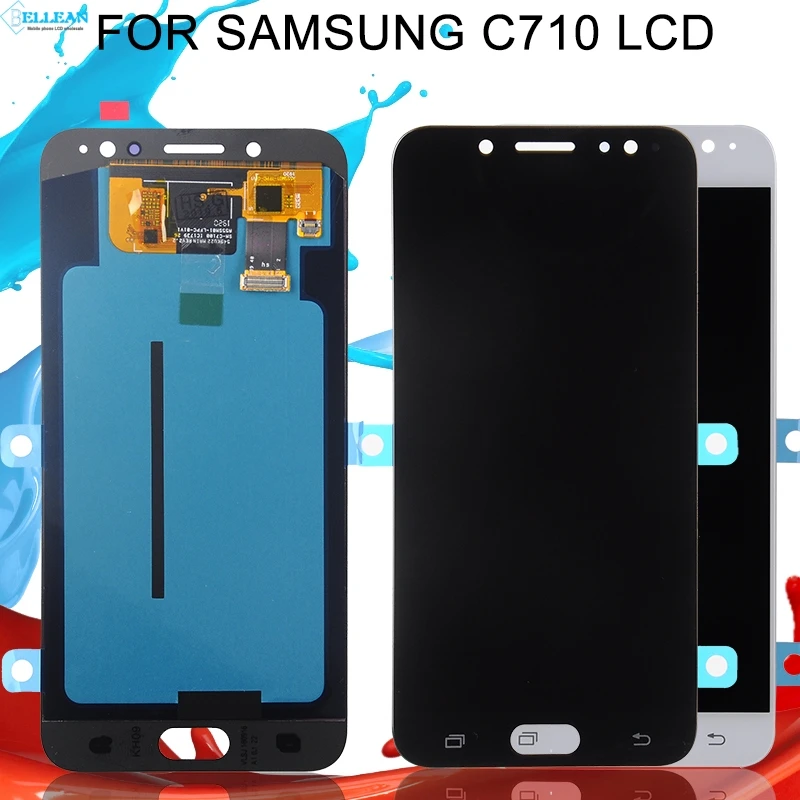 Catteny 2017 C7 Lcd кодирующий преобразователь сенсорного экрана в сборе для Samsung Galaxy C710